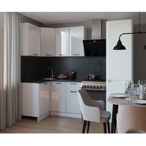 Кухонный гарнитур Белый глянец-11 (1200х1400 мм)