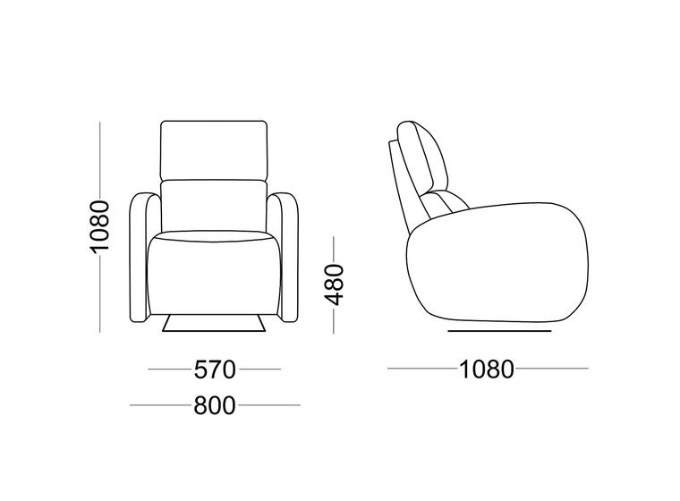 Кресло для отдыха Берн 3