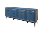 Гориция (лак сапфир) комод 6 ящиков 2 двери
