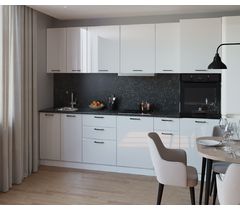 Кухонный гарнитур Белый глянец-3 (3000 мм)