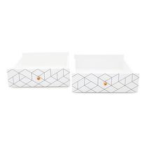 Ящики (2 шт.) для кровати Stumpa "Ромбы ч/б"