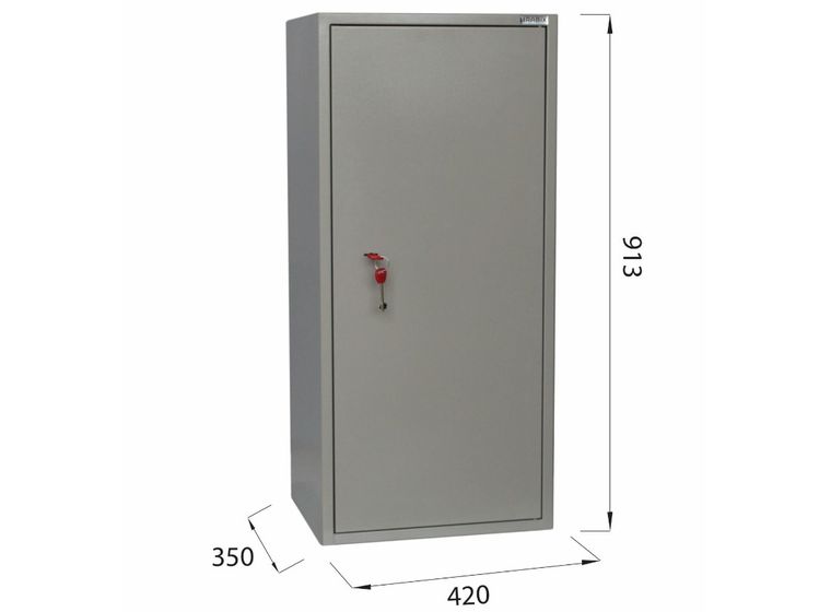 Шкаф металлический для документов BRABIX "KBS-041Т"