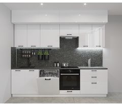 Кухонный гарнитур Белый глянец-22 (2800 мм)