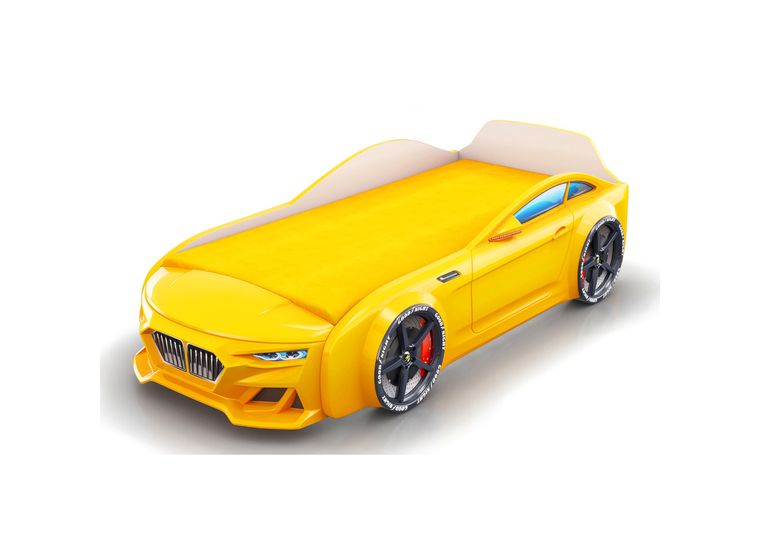 Кровать-машинка Romack Dynamic Желтая
